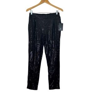 ✦ Jules & Leopold ✦ Black Sequin Pants ✦ Size M ✦ NWT ✦